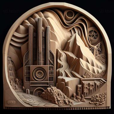 3D модель Gone With the Windworks Dungeon Capture The Valley Powe f (STL)